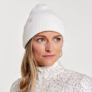 NWT CALIA Essential Ribbed Cream Winter Beanie